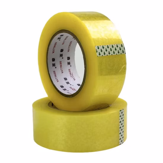 도매 투명/투명/갈색/노란색/흰색 강한 점도 카톤 씰링 BOPP 포장 테이프