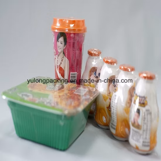 SGS, FDA가 포함된 센터 접힌 POF 수축 필름/폴리올페인 수축 필름